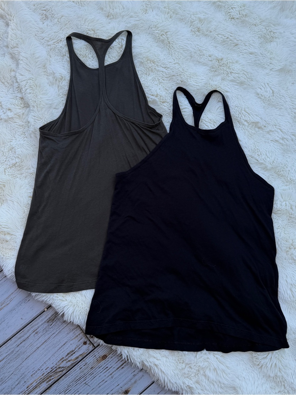 Lululemon Women’s Racerback Tank Top - Black & Olive bundle